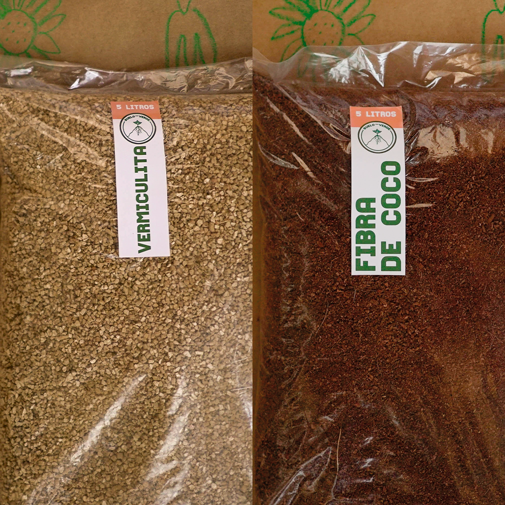 Pack Cultiva Fibra de Coco y Vermiculita